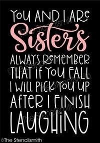5858 - You and I are SISTERS - The Stencilsmith