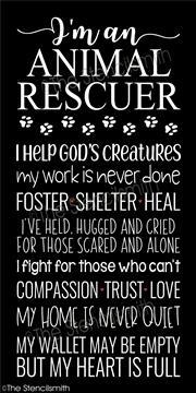 5865 - I'm an Animal Rescuer - The Stencilsmith