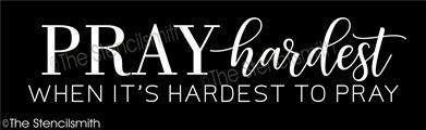 5880 - Pray hardest when it's - The Stencilsmith