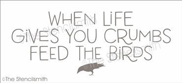 5898 - when life gives you crumbs - The Stencilsmith