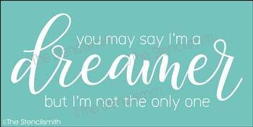 5967 - you may say I'm a dreamer - The Stencilsmith