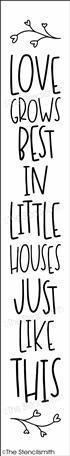 5970 - Love grows best in little - The Stencilsmith