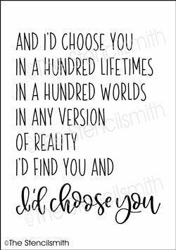 5983 - and I'd choose you in a hundred - The Stencilsmith