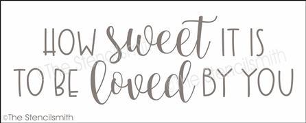 6005 - How sweet it is to be loved - The Stencilsmith