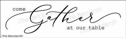 6033 - come gather at our table - The Stencilsmith