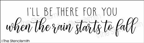 6034 - I'll be there for you when the rain - The Stencilsmith