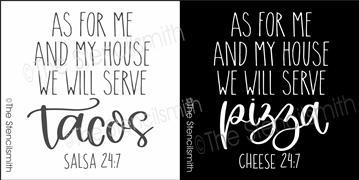 6068 - As for me and my house - The Stencilsmith