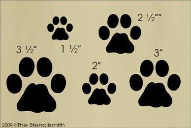 607 - Cat Prints - The Stencilsmith