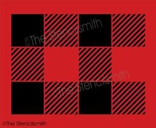 6204 - Buffalo Plaid (jumbo XL checks) - The Stencilsmith