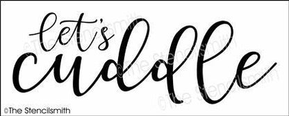 6349 - let's cuddle - The Stencilsmith