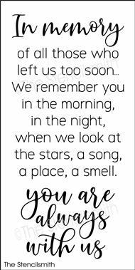 6354 - In memory of all those - The Stencilsmith