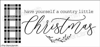 6381 - have yourself a country little christmas - The Stencilsmith