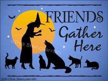 642 - Friends Gather Here - The Stencilsmith