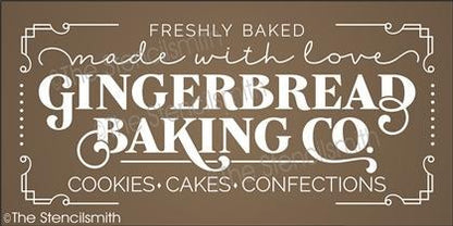 6430 - Gingerbread Baking Co. - The Stencilsmith