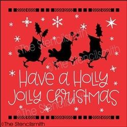 6469 - have a holly jolly christmas - The Stencilsmith