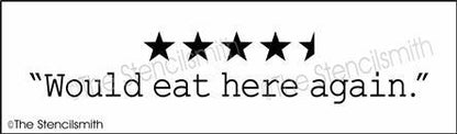 6573 - Would eat here again - The Stencilsmith