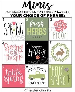 6587 - Spring minis - The Stencilsmith