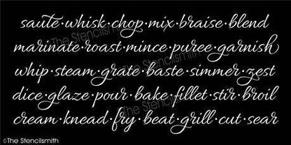 6615 - Cooking words - The Stencilsmith