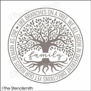 Family Tree Stencil - Like Branches on a tree Stencil - Create Family Tree  Signs