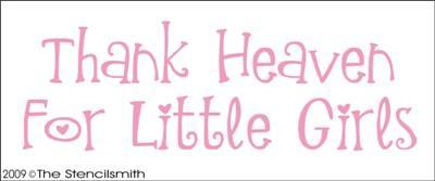 665 - Thank Heaven for Little Girls - The Stencilsmith