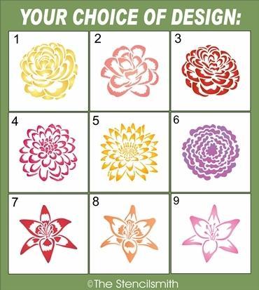 6683 - Flowers - The Stencilsmith