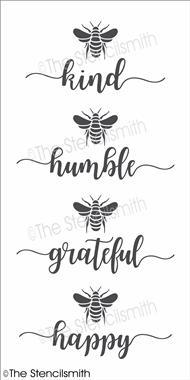 6697 - bee kind bee humble - The Stencilsmith