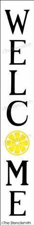 6698 - WELCOME (lemon) - The Stencilsmith