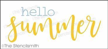 6723 -hello summer - The Stencilsmith