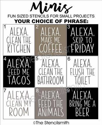 6727 - Alexa Minis - The Stencilsmith