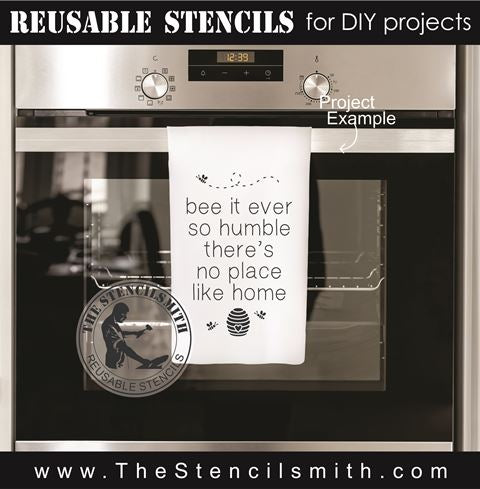 6791 - bee it ever so humble - The Stencilsmith