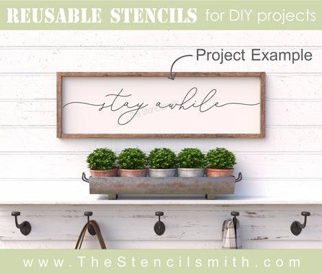 6793 - stay awhile - The Stencilsmith