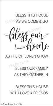 7010 - bless this house as we - The Stencilsmith