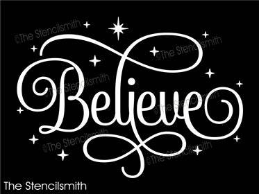 7016 - believe - The Stencilsmith