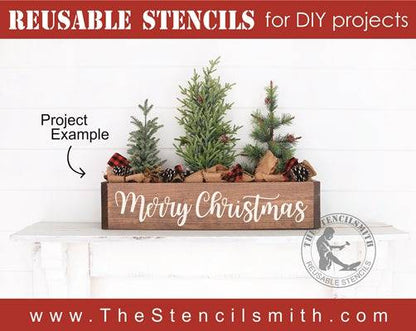7044 - merry christmas - The Stencilsmith