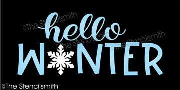 7092 - hello winter - The Stencilsmith