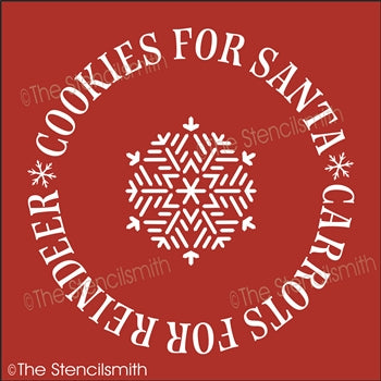 7097 - cookies for santa - The Stencilsmith