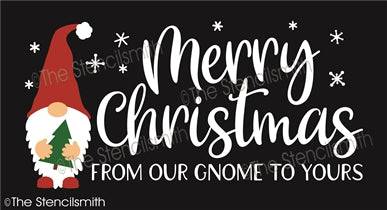 7098 - Merry Christmas from our gnome - The Stencilsmith