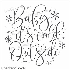 7102 - Baby it's cold outside - The Stencilsmith