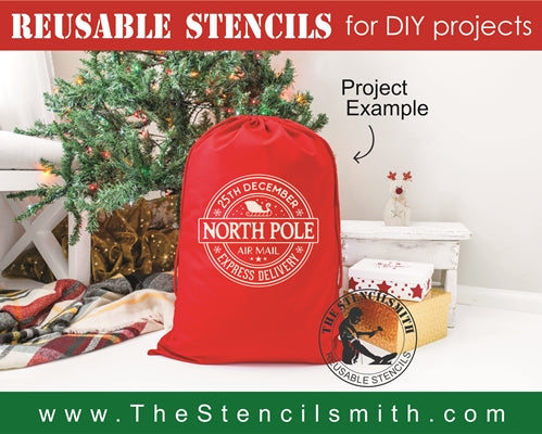 7106 - North Pole Air Mail - The Stencilsmith