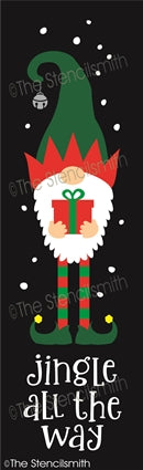 7119 - jingle all the way gnome - The Stencilsmith