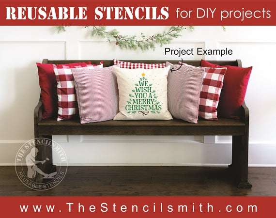 7132 - We wish you a Merry Christmas - The Stencilsmith