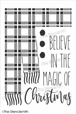 7135 - Believe in the magic of Christmas - The Stencilsmith