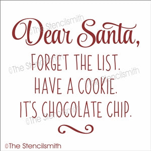 7146 - Dear Santa forget the list - The Stencilsmith