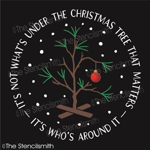 7172 - It's not what's under the Christmas tree - The Stencilsmith