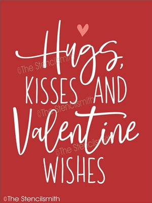 7218 - Hugs, Kisses and Valentine - The Stencilsmith
