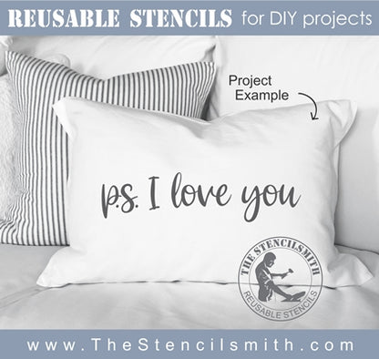 7227 - p.s. I love you - The Stencilsmith