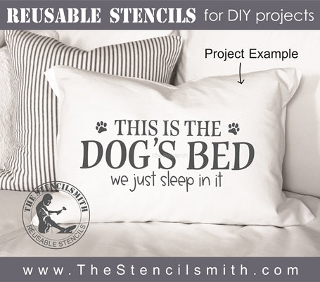 7252 - This is the dog's / cat's bed - The Stencilsmith