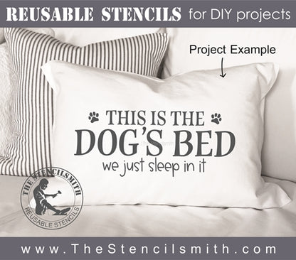 7252 - This is the dog's / cat's bed - The Stencilsmith