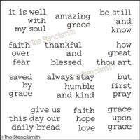 7259 - Faith phrases - The Stencilsmith