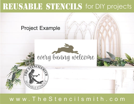 7275 - Every bunny welcome - The Stencilsmith